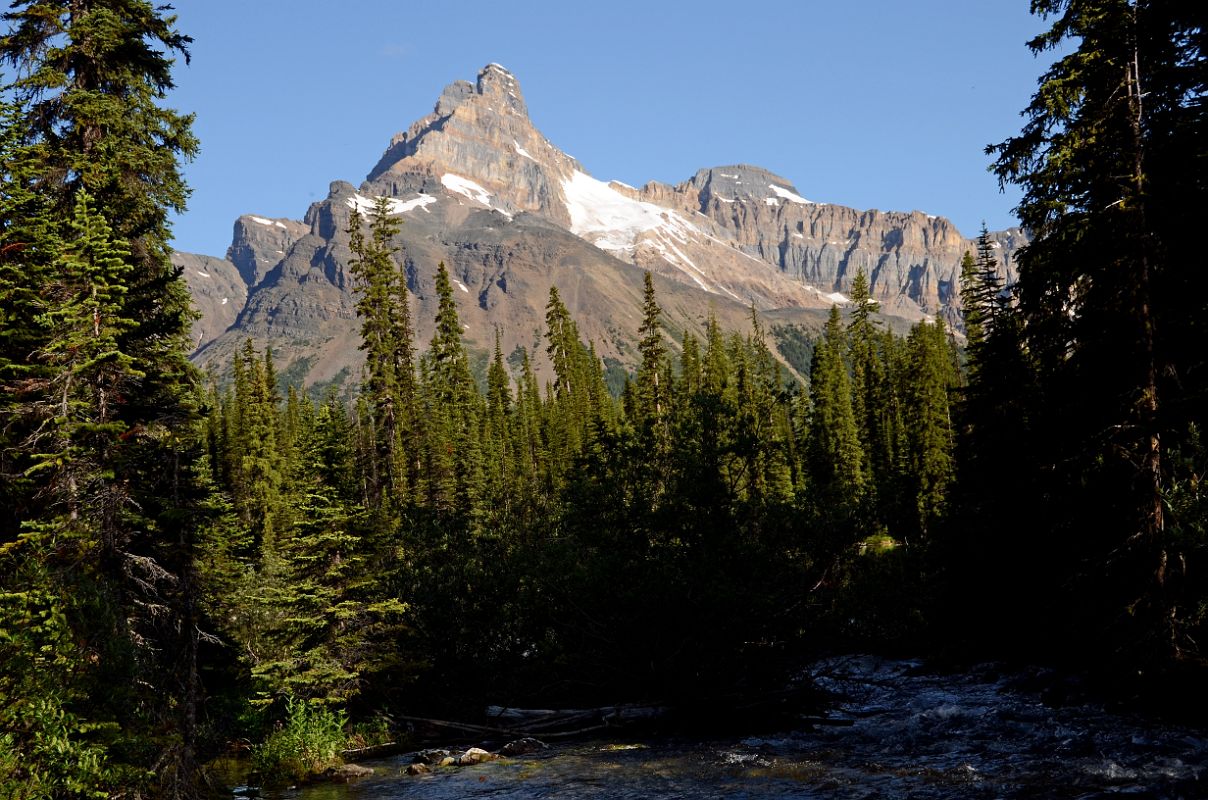 04 Cathedral Mountain and Vanguard Peak From Lake O-Hara